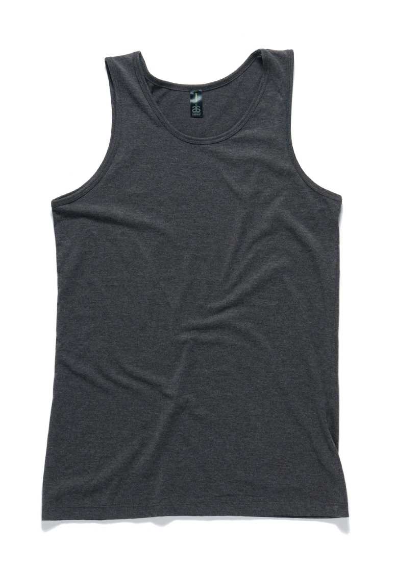 Lowdown Singlet Asphalt Marle L