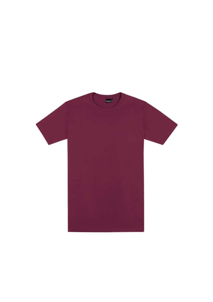 Outline Tee - Mens Maroon 3XL