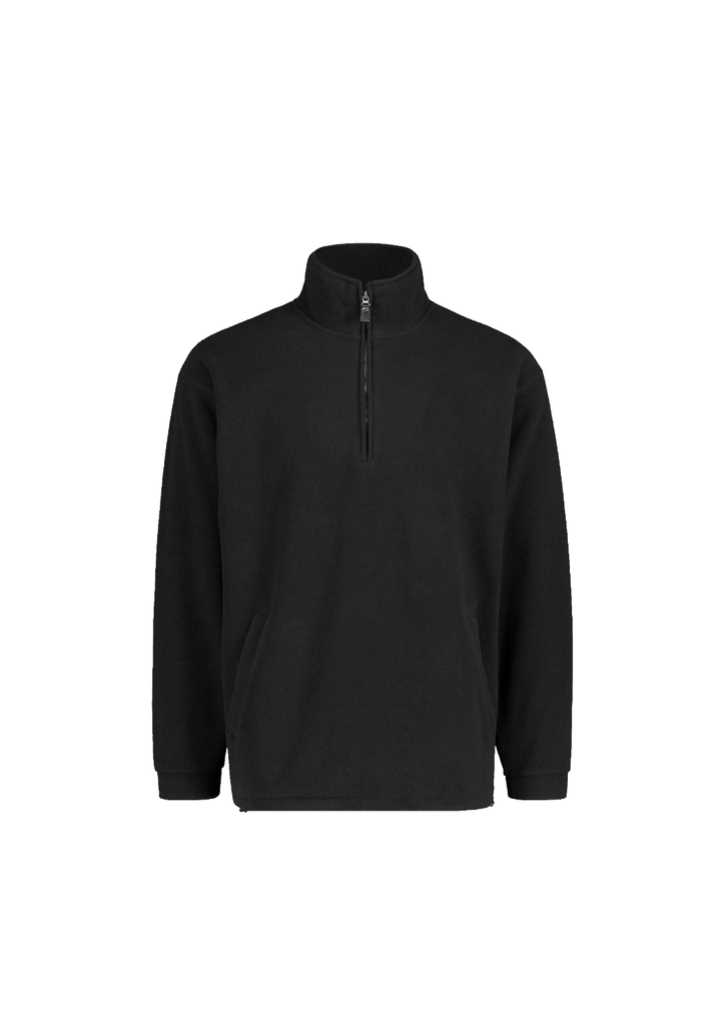 Microfleece Half Zip Top Black 2XL