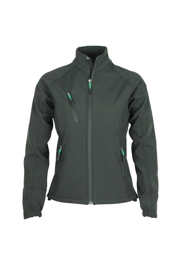 Wmns PRO2 - Contrast Zip pulls Black/Kelly 10