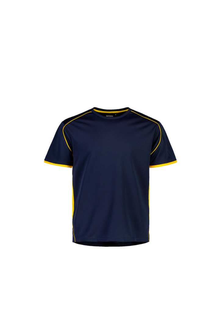 Matchpace T-Shirt - Kids Navy/Gold 12