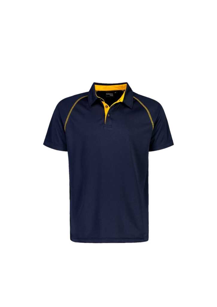 Performance Polo - Mens Navy/Gold 3XL