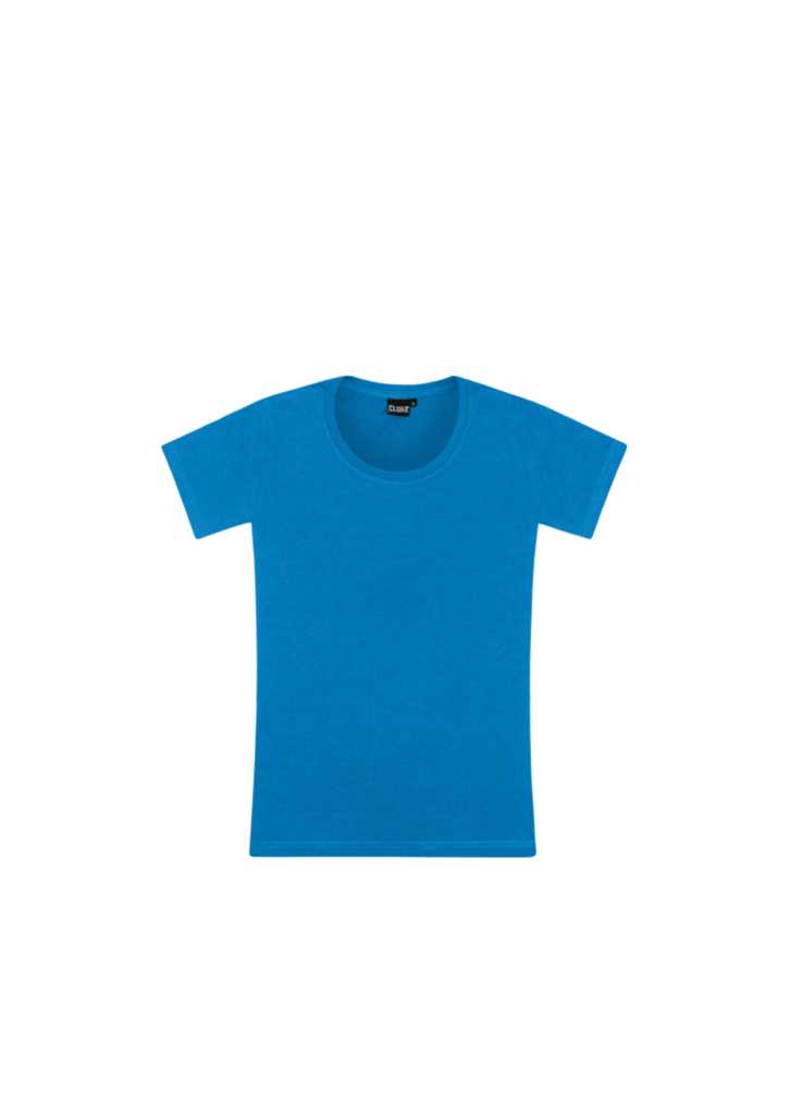 Silhouette Tee - Womens Aqua 10