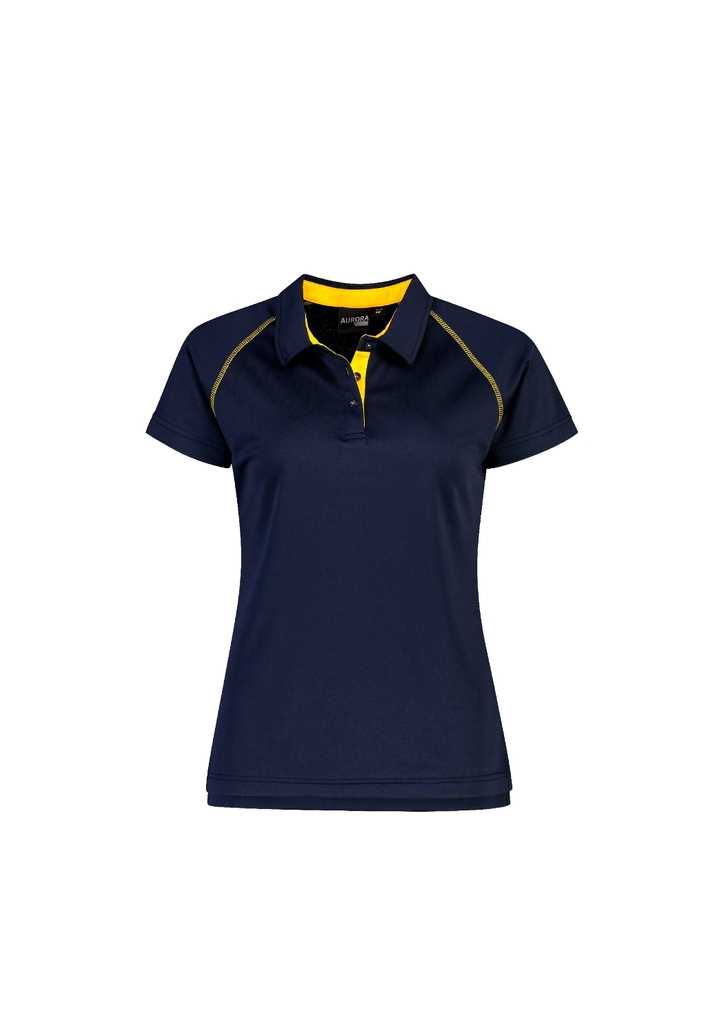 Performance Polo - Womens Navy/Gold 10