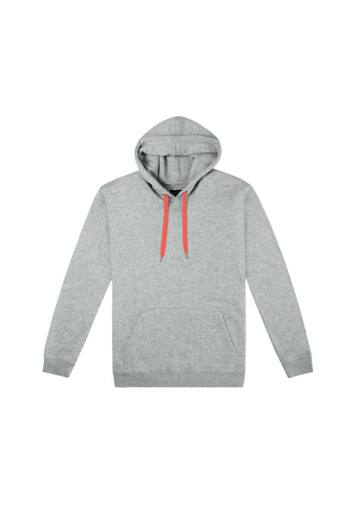 ColourMe Hoodie - Kids Grey Marle/Neon Orange 10