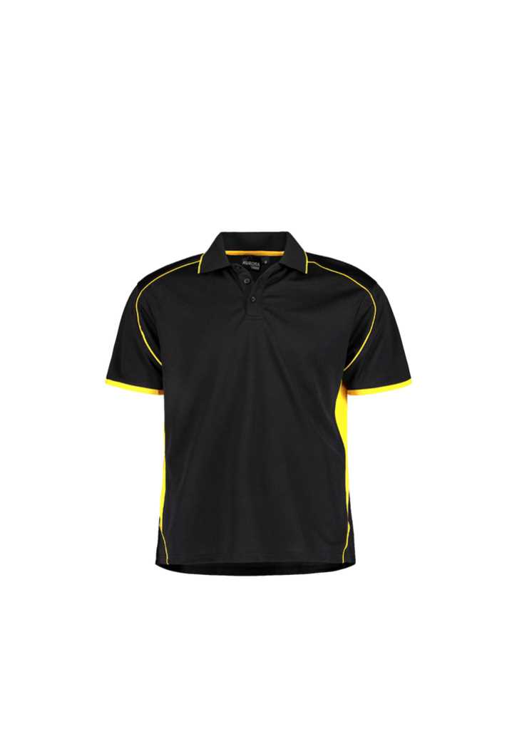 Matchpace Polo - Kids Black/Gold 10