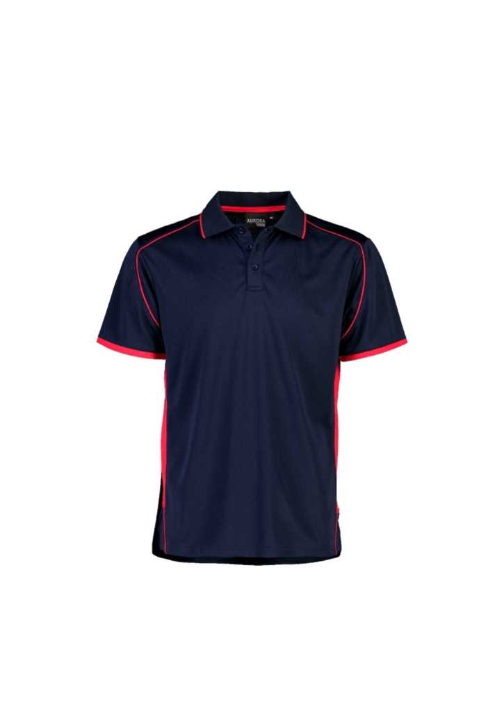 Matchpace Polo Navy/Red 2XL