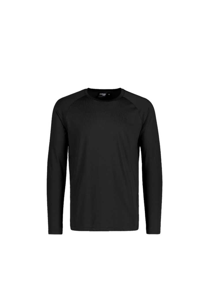 Adults Stadium LS Tee Black 2XL