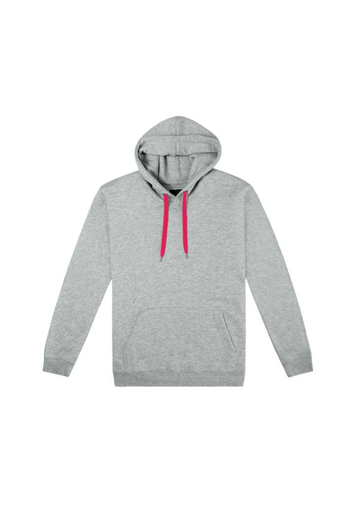 ColourMe Hoodie - Kids Grey Marle/Red 10