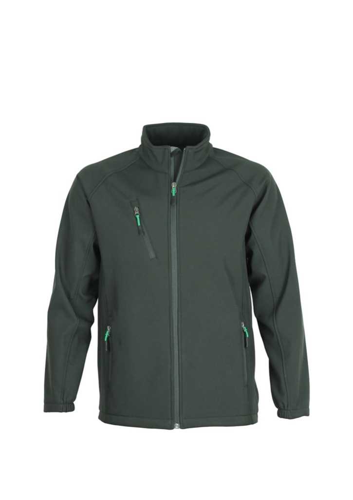 Mens PRO2 - Contrast Zip pulls Black/Kelly 2XL