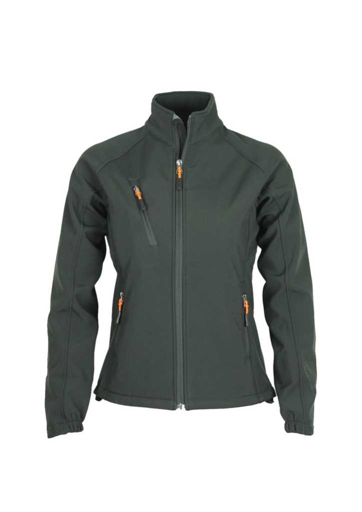 Wmns PRO2 - Contrast Zip pulls Black/Orange 10