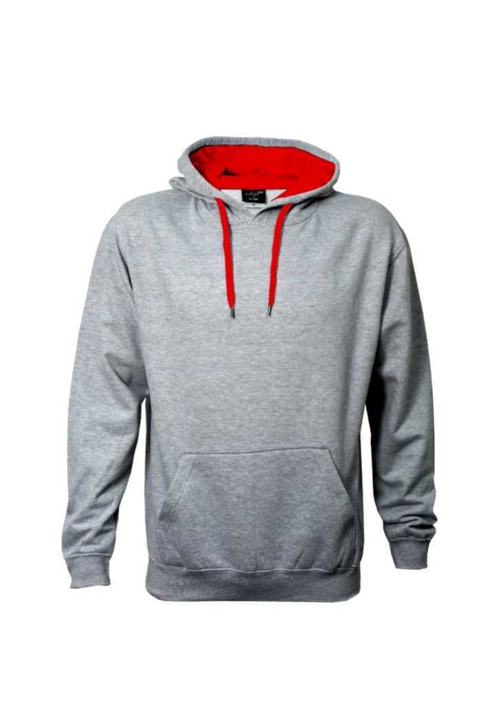 Got Colour Hoodie Grey Marle/Red 3XL