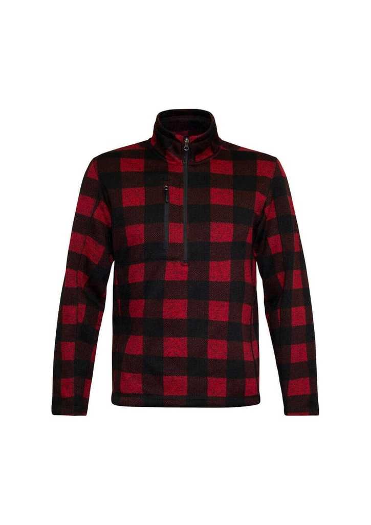 Okarito Half Zip Fleece Red 2XL