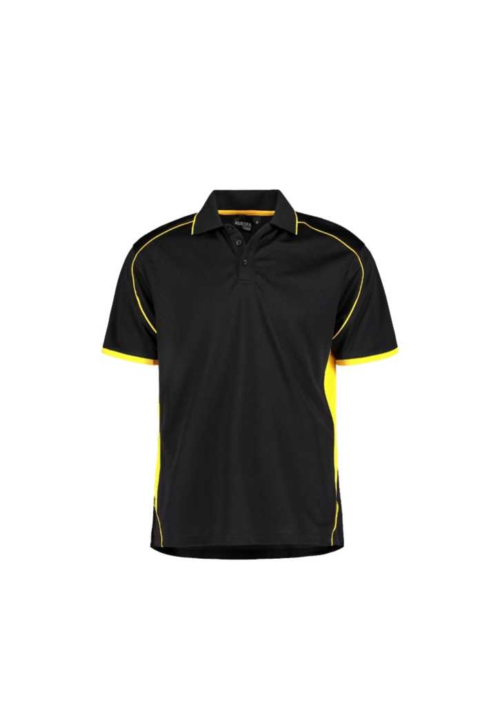 Matchpace Polo Black/Gold 2XL