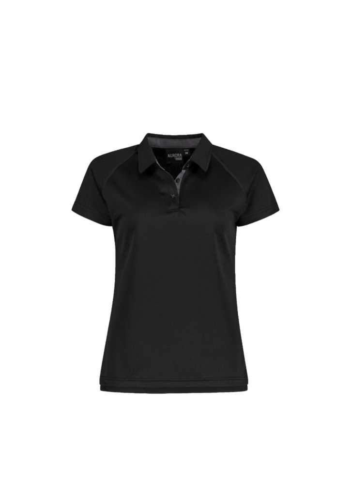 Performance Polo - Womens Black/Grey 10