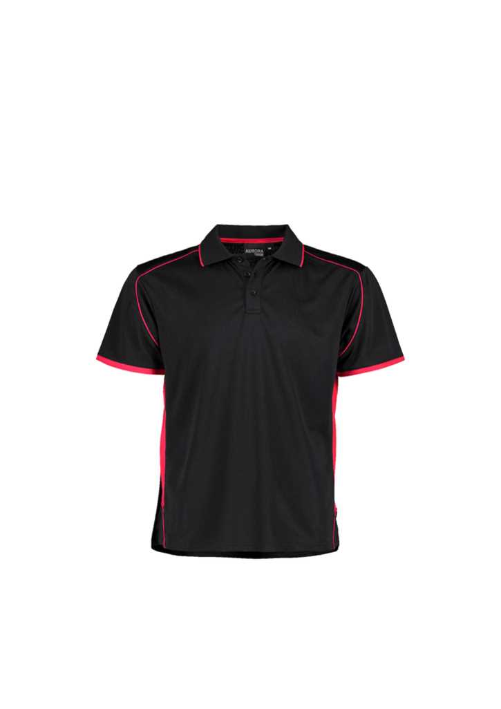 Matchpace Polo - Kids Black/Red 10