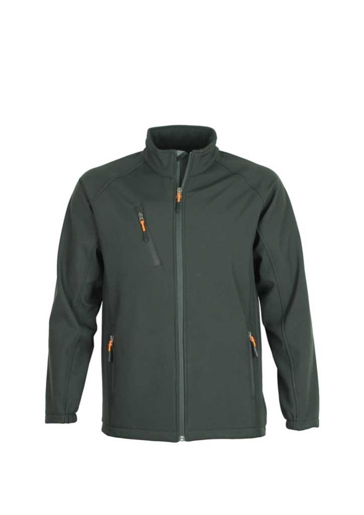 Mens PRO2 - Contrast Zip pulls Black/Orange 2XL