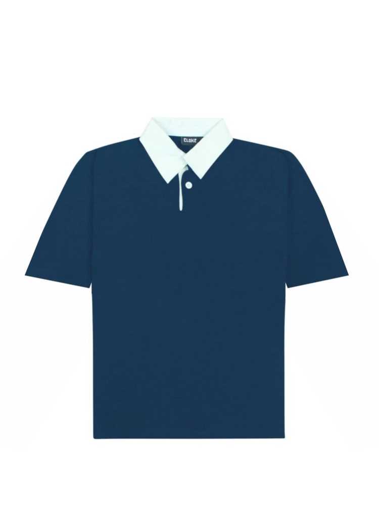 Short-Sleeved Rugby Jersey Navy S