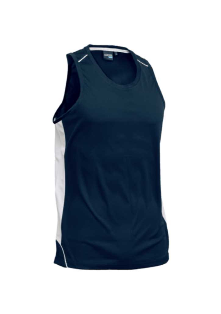 Matchpace Singlet Navy/White 2XL