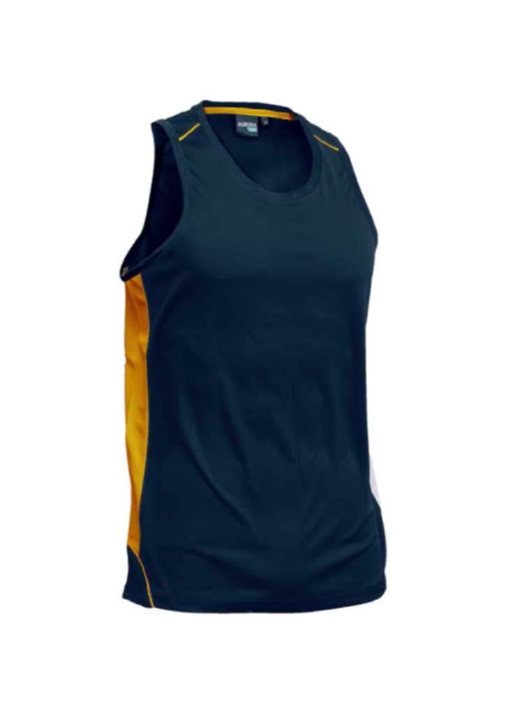 Matchpace Singlet Navy/Gold 2XL