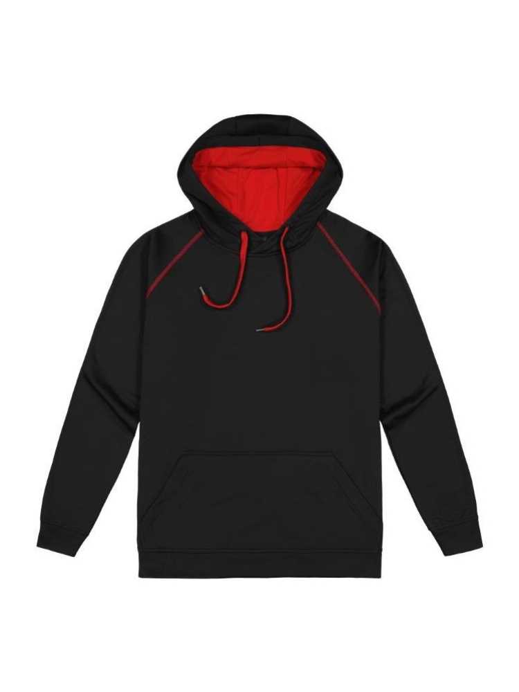 Performance Pullover - Kids Black/Red 10