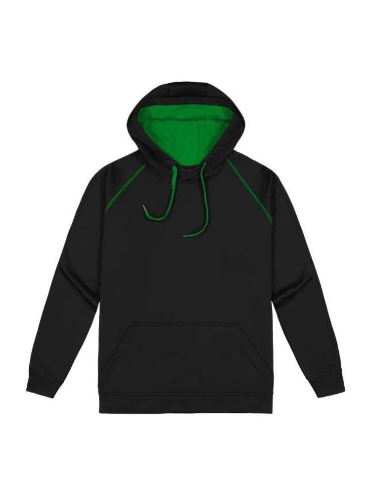 Performance Pullover - Kids Black/Kelly 10