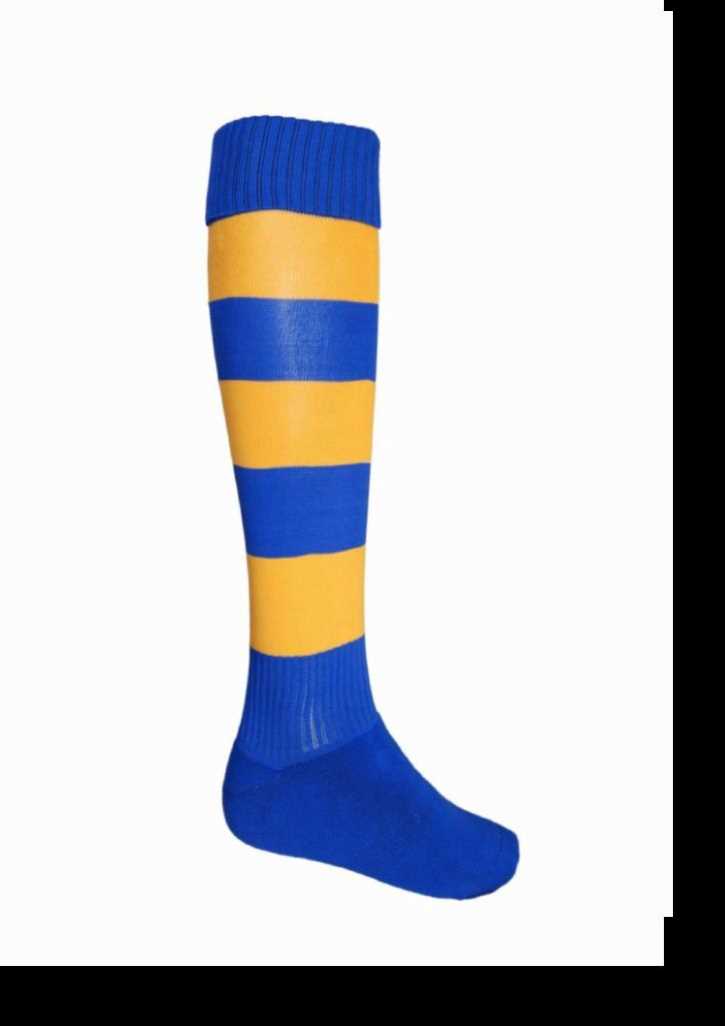 Stripes Socks Royal/Gold 123
