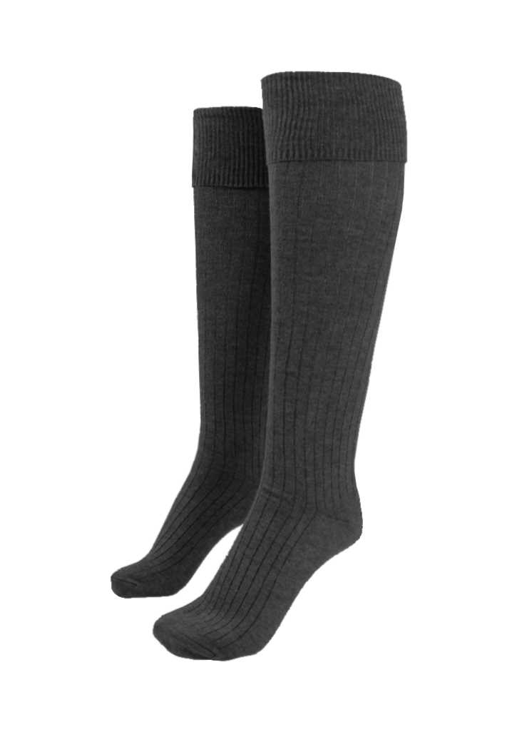 Bunnell Knee Length Wool Sock - Grey