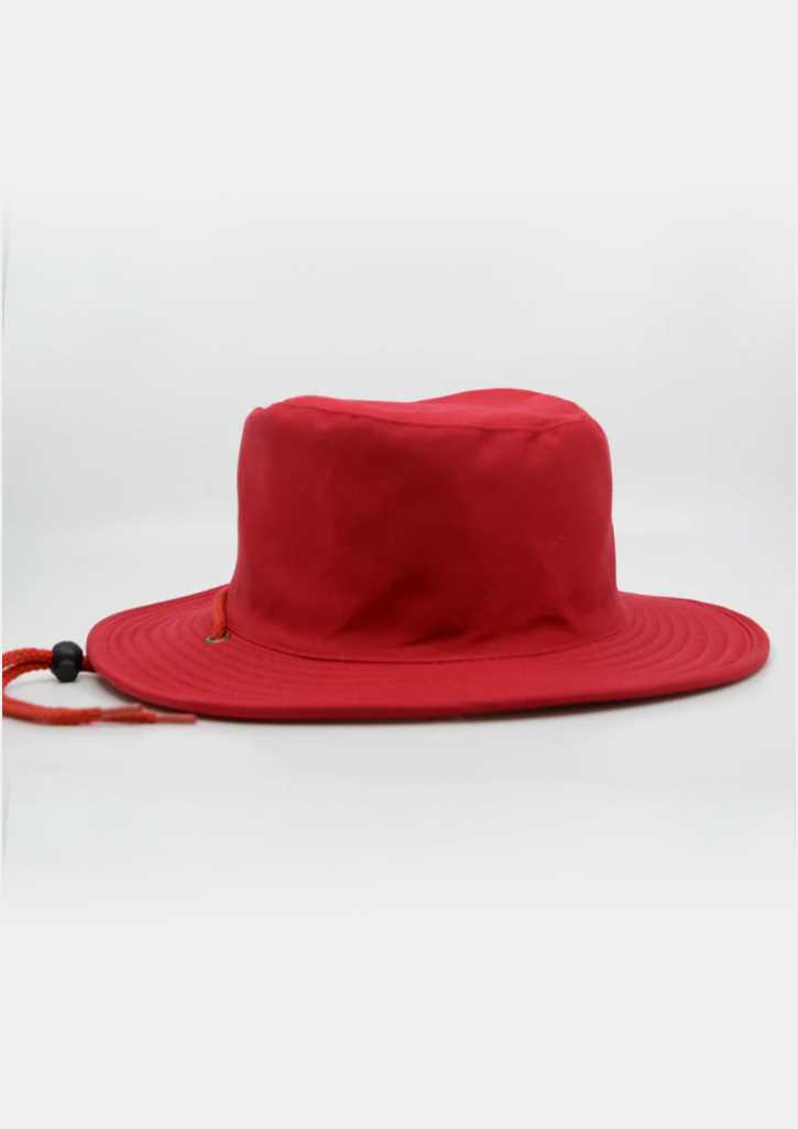 65/35 Poly/Cotton Wide Brim Hat Red 55