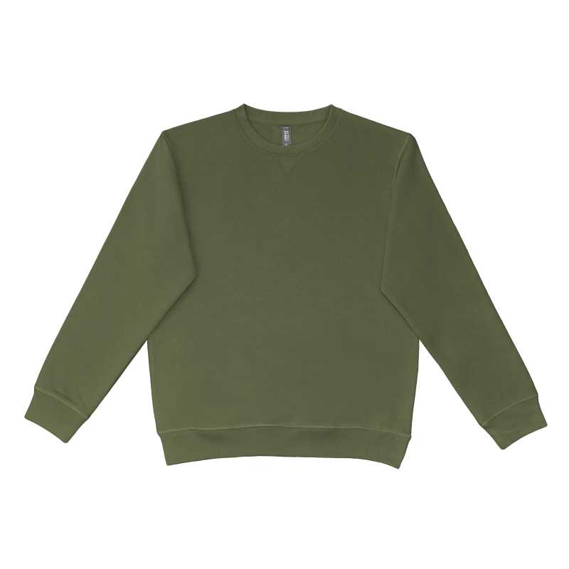 Urban Collab Adult The Broad Crewneck Military Green 2XL