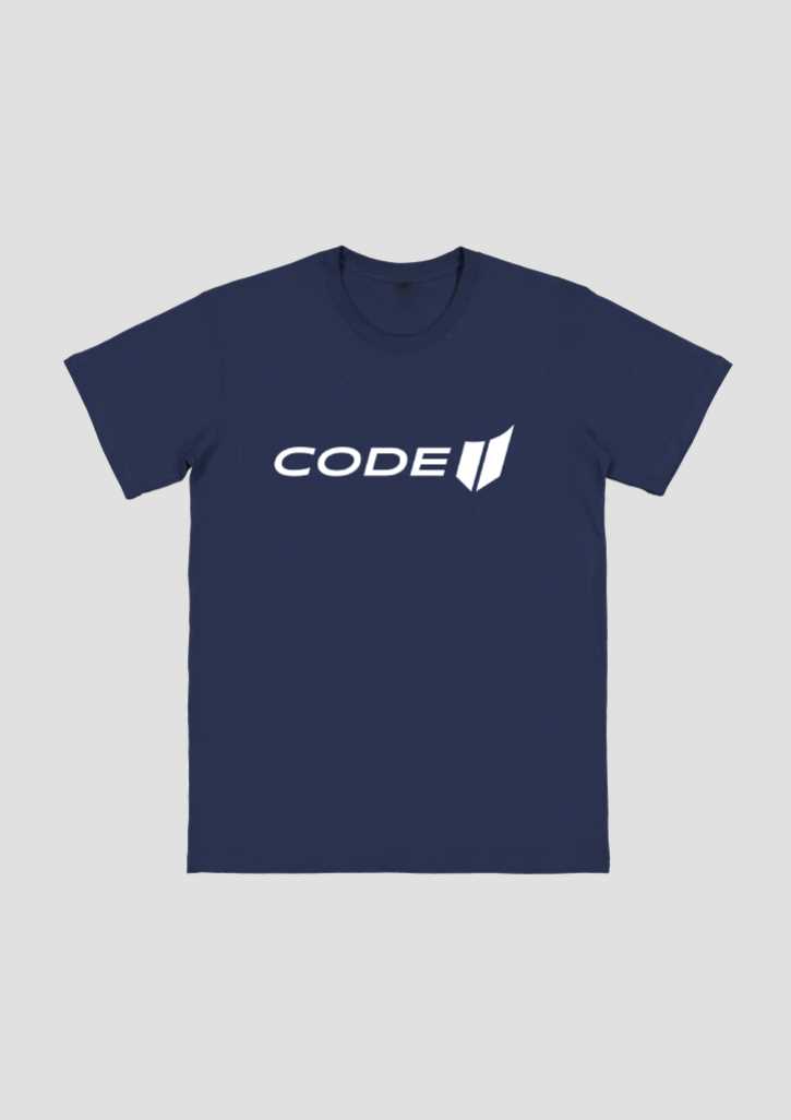 CODE Cotton Big Logo Tee Navy XS