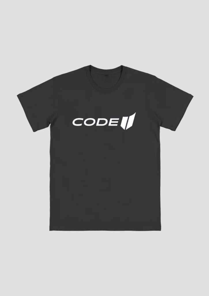 CODE Cotton Big Logo Tee Black 2XL