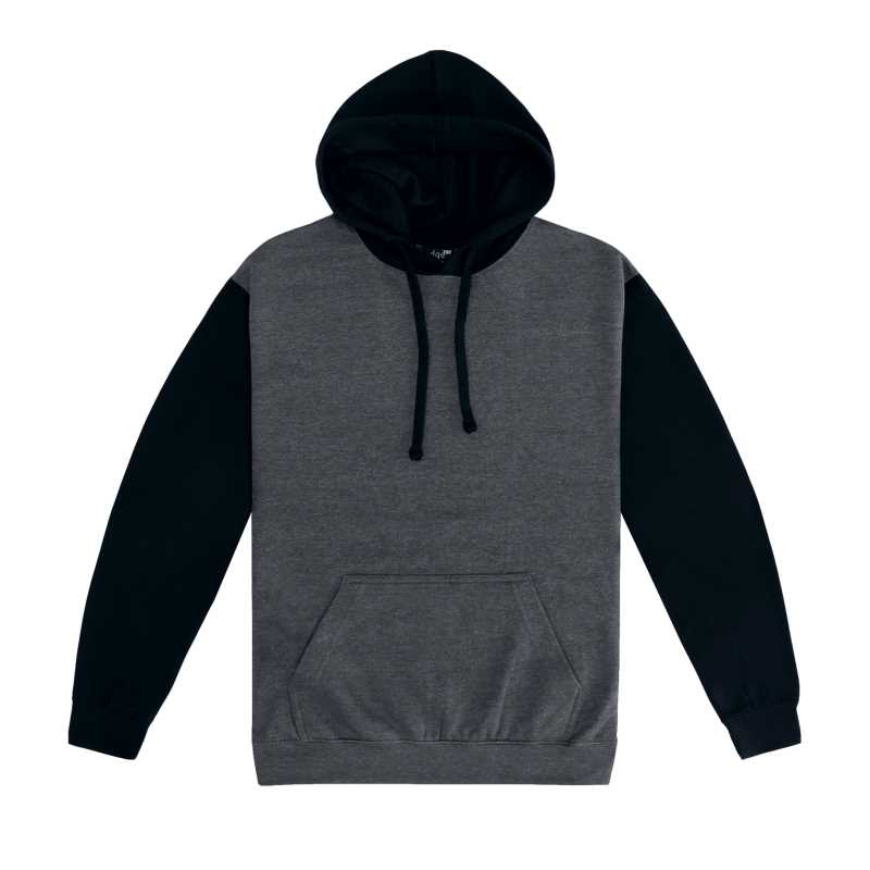 Wanderlust Hoodie Charcoal/Black 2XL
