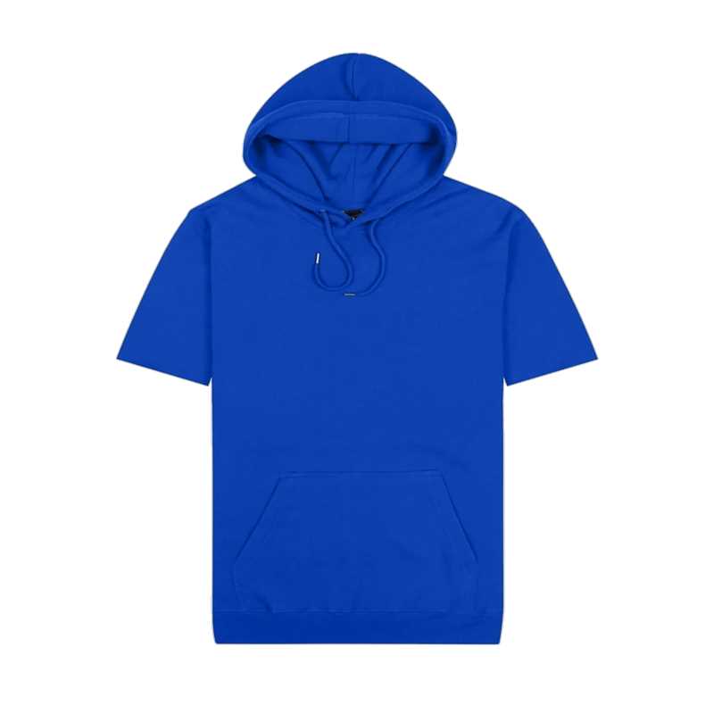 Short-Sleeved Origin Hoodie Bright Royal 2XL