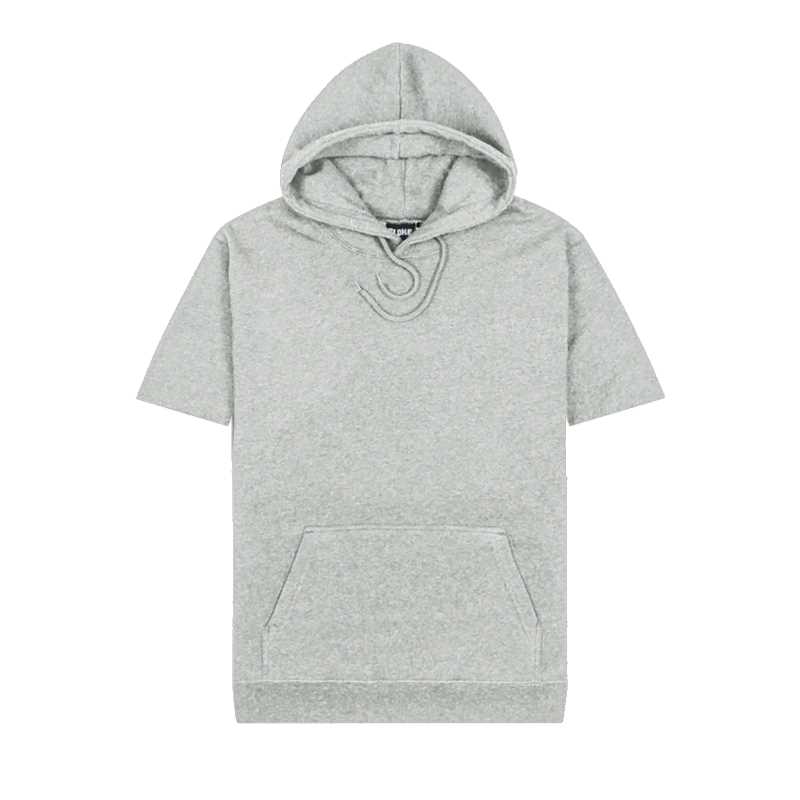 Short-Sleeved Origin Hoodie Grey Marle L