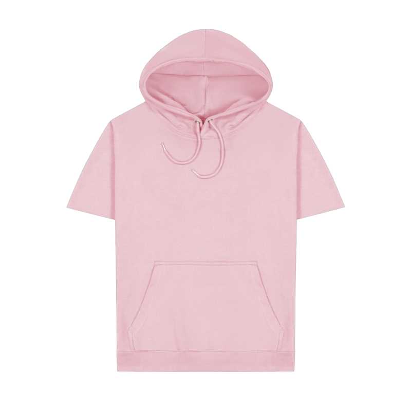 Short-Sleeved Origin Hoodie Pale Pink 5XL