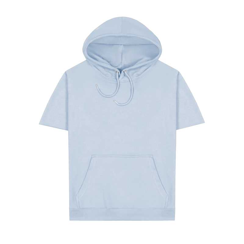 Short-Sleeved Origin Hoodie Pale Sky S