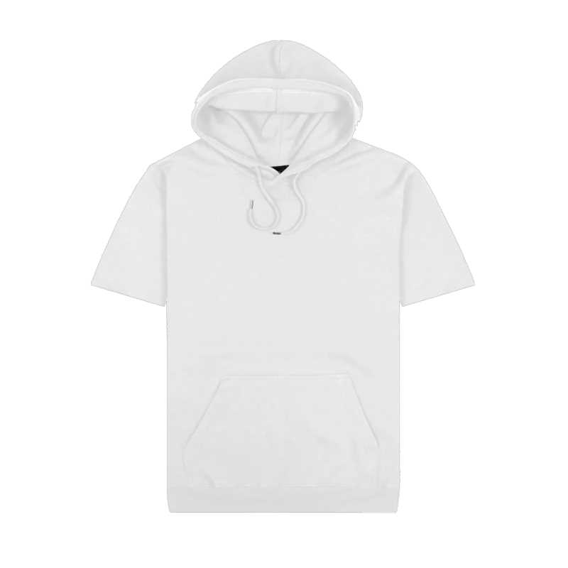 Short-Sleeved Origin Hoodie White XL