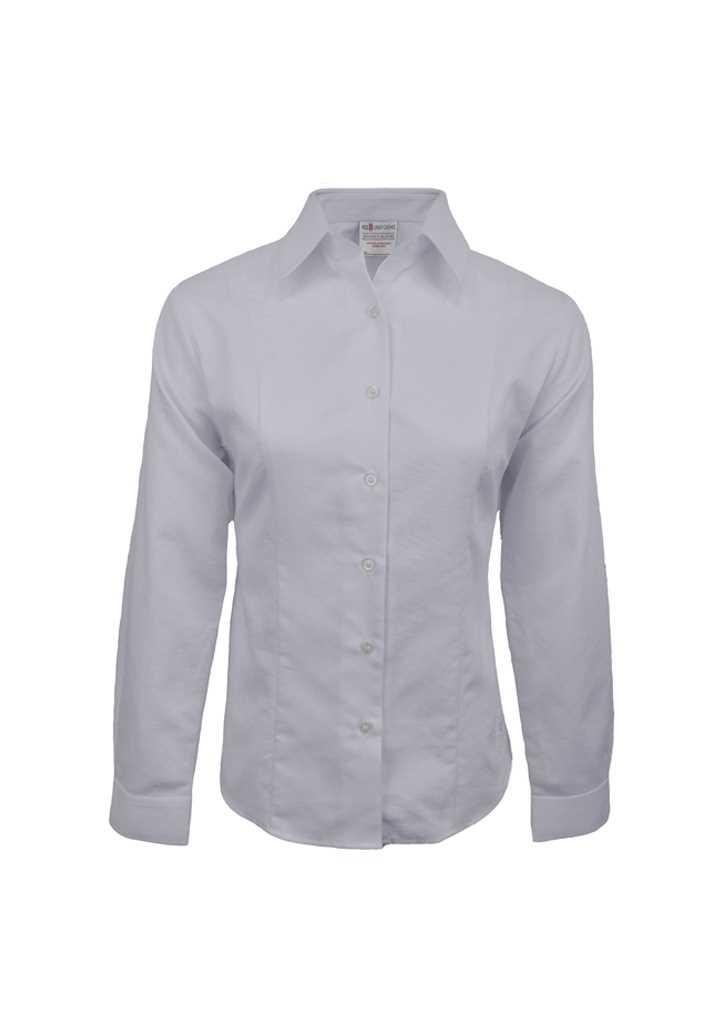 Girls LS  Blouse White 10