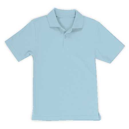 Essential Kids Polo Powder Blue 10
