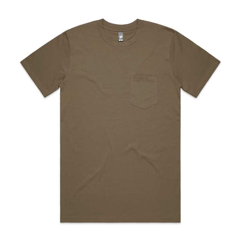 Classic Pocket Tee Coffee 2XL
