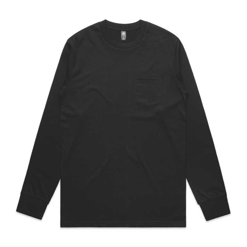 CLASSIC POCKET LONGSLEEVE Black 2XL