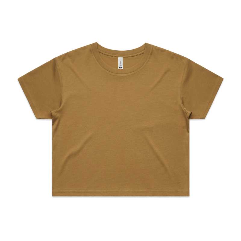 CROP TEE Camel L