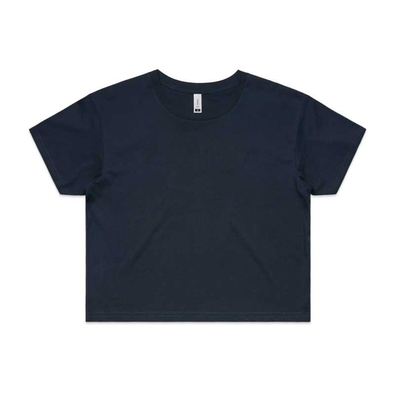 CROP TEE Navy L