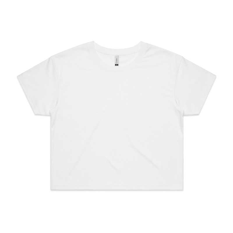 CROP TEE White L