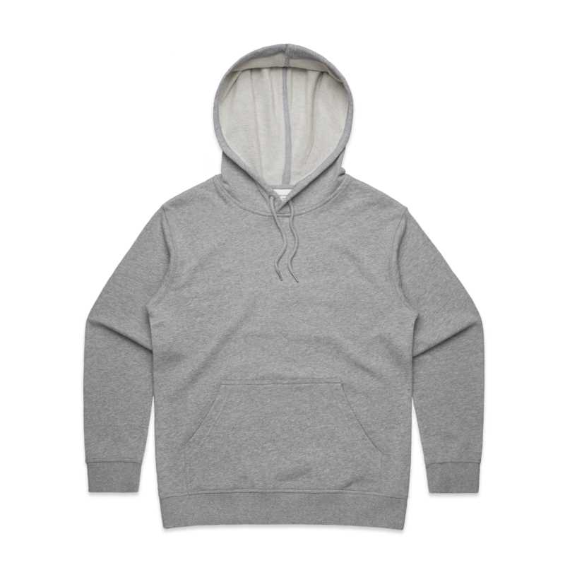 WOMENS PREMIUM HOOD Grey Marle L