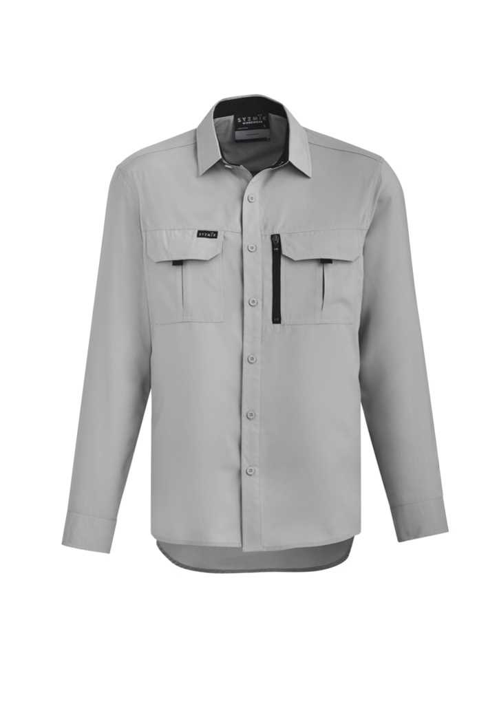 Mens Outdoor L/S Shirt Stone 2XL