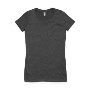 #D Ladies Wafer T Ashpalt Marle 2XL
