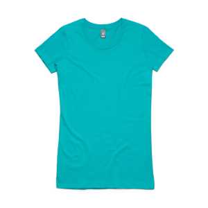 #D Ladies Wafer T Teal 2XL