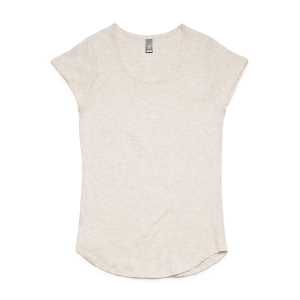 #D Ladies Mali Tee Oatmeal Marle L